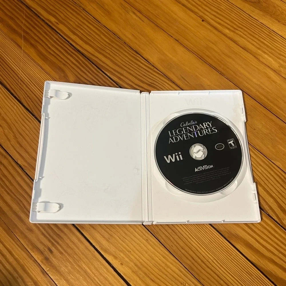 Cabelas Legendary Adventures‎ Nintendo Wii Activision Hunting Game RVL P RCUE